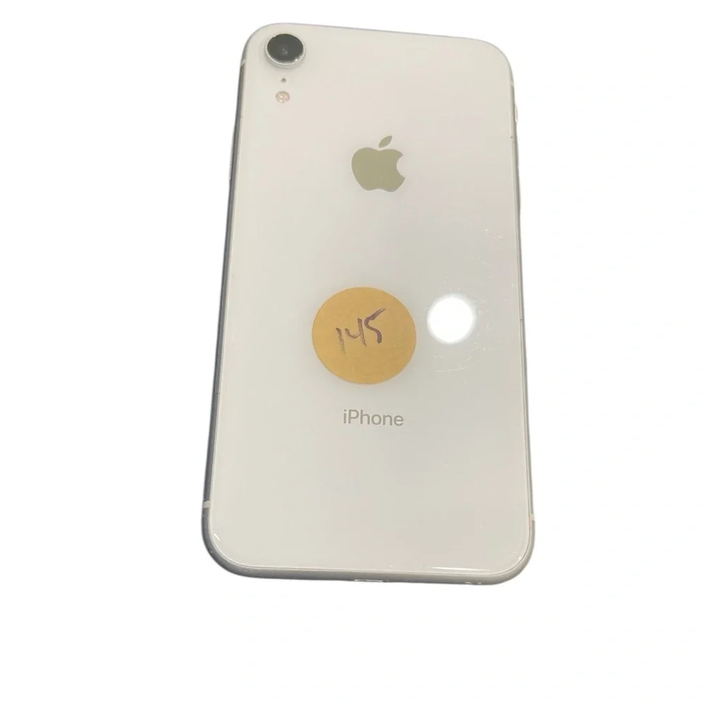 iPhoneXR Housing Back Replacement Rear Camera Silver W Small Parts OEM Grade AB